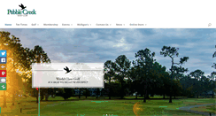 Desktop Screenshot of pebblecreekclub.com